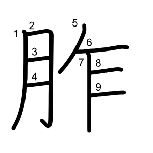 胙