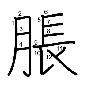 脹