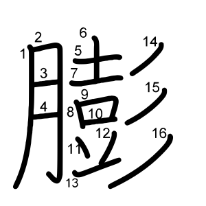 膨