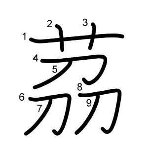 茘