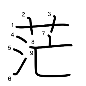 茫