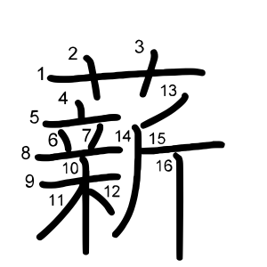 薪