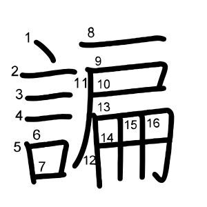 諞