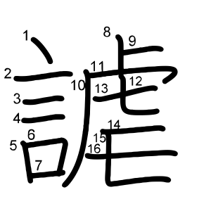 謔
