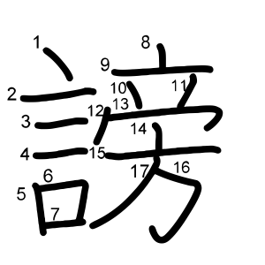 謗