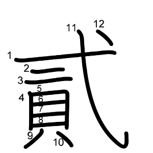 貳