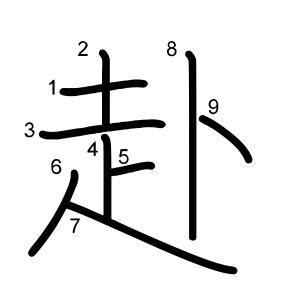 赴