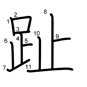 趾