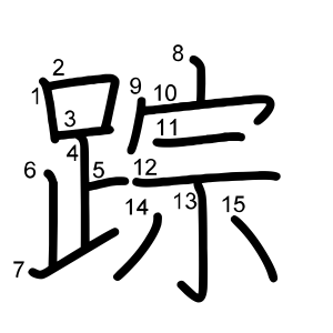 踪
