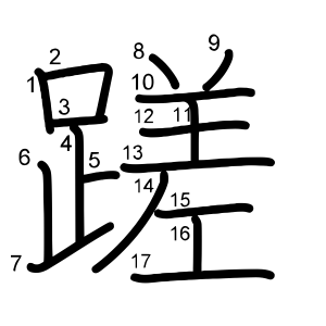 蹉