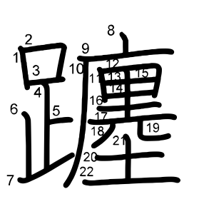 躔