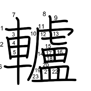 轤