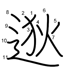 逖