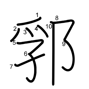 郛