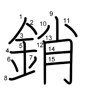 銷