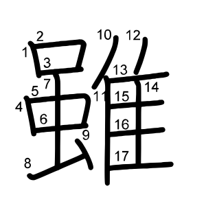 雖