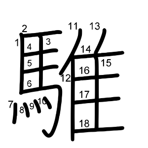 騅