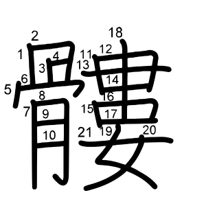 髏