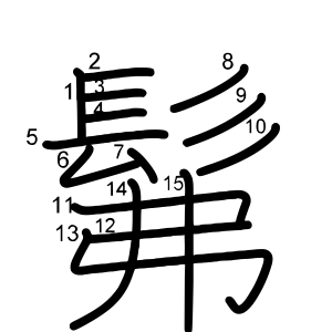 髴
